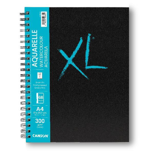 CANSON XL BOOKS BLOCO DA DISEGNO 210X297 mm 40 FOGLI GRANA FINE BIANCO